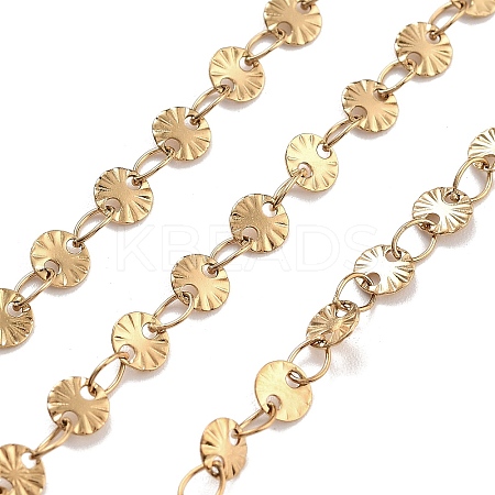 PVD Vacuum Plating 304 Stainless Steel Link Chain CHS-H026-06G-1