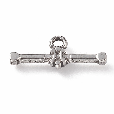 Non-Tarnish 304 Stainless Steel Toggle Clasps Parts LS-STAS-K209-04P-1