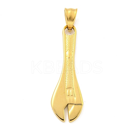 Ion Plating(IP) 304 Stainless Steel Pendants STAS-C102-08G-1