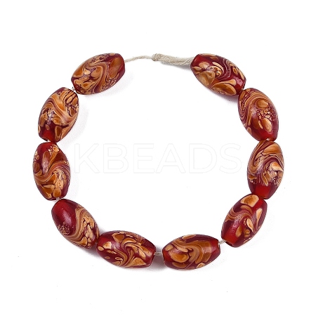Opaque Handmade Lampwork Beads BLOW-D006-05A-1
