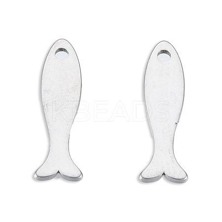 Non-Tarnish 201 Stainless Steel Charms STAS-N098-127P-1