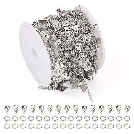 Charms Bracelet Necklace Making Kit CH-TA0001-01-1