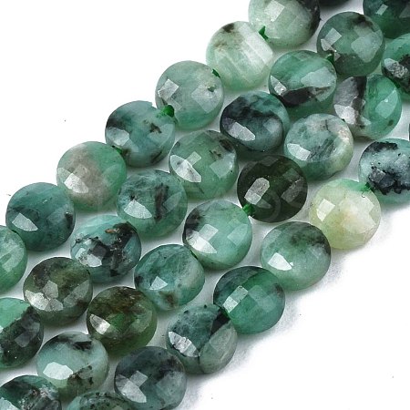 Natural Emerald Quartz Beads Strands G-S362-012-1