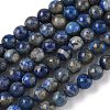 Natural Lapis Lazuli Beads Strands G-A163-07-8mm-1