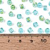 Transparent Colours Picasso Glass Beads SEED-Q039-05A-C01-4