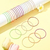 28Pcs 7 Colors Iron Spring Chains Stretch Bracelets BJEW-FS0001-09-7