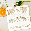 PET Hollow Out Drawing Painting Stencils DIY-WH0391-0281-3