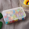 116Pcs 16 Colors Transparent Resin Cabochons RESI-TA0001-23-3