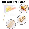 Polyester Flag with Bamboo Handle AJEW-WH0314-926-4