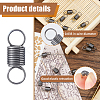 20Pcs Stainless Steel Coil Cord Ends STAS-FH0002-39-5