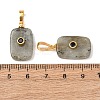 Natural Labradorite Pendants G-P628-01G-04-3