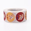 Flat Round Paper Thank You Stickers LS-DIY-C042-12F-2