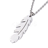 Non-Tarnish 304 Stainless Steel Double Layer Necklaces NJEW-M181-04P-3