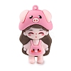 The 12 Chinese Zodiac Girl Doll PVC Plastic Pendants KY-S172-16K-1