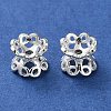 Rack Plating Brass Spacer Beads KK-F090-19S-2