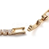 Golden Brass Link Bracelet BJEW-C055-05B-G-3