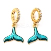 Real 18K Gold Plated Brass Micro Pave Cubic Zirconia Pendents KK-M247-22G-2