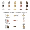 150Pcs 15 Style Tibetan Style Alloy Pendants FIND-SC0001-96-2