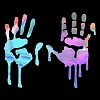 Car Decals- 1 Pcs Hand Car Hood Sticker ST-F711-1-5