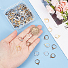 SOFPLATE 120Pcs 4 Colors Brass Leverback Earring Findings KK-SP0001-02-3