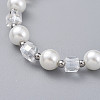 Glass Beads Stretch Bracelets BJEW-JB04757-02-2
