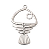 Brass Big Pendants KK-P321-01H-P-1