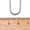 2MM 304 Stainless Steel Link Chain Necklaces for Women NJEW-B131-10P-5