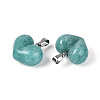 Natural Amazonite Chunky Pendants G-T143-19G-2