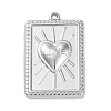 Anti-Tarnish 304 Stainless Steel Pendants STAS-K293-09P-1