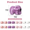 18Pcs 4 Colors Handmade Porcelain Beads PORC-FS0001-43-4