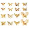 16Pcs 8 Styles Brass Pendants KK-CJ0002-58-1
