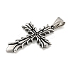 316 Surgical Stainless Steel Pendants Rhinestone Setting STAS-E212-111AS-2