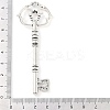 Tibetan Style Alloy Skeleton Key Big Pendants TIBEP-Q043-021-RS-3