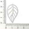 Non-Tarnish 201 Stainless Steel Pendants STAS-D023-04P-3