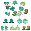 5Pairs Iron Dangle Earrings EJEW-TA00614-1