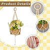 Wooden Plant Rack AJEW-WH20816-032B-5