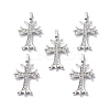 Alloy Rhinestone Pendants ALRI-O013-02P-1