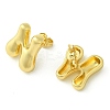 Rack Plating Brass Earrings EJEW-S222-01G-N-2