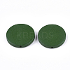 Painted Natural Wood Beads WOOD-S049-02A-04-2