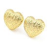Rack Plating Brass Heart Stud Earrings EJEW-Q779-09G-1