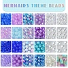 DIY Round Acrylic & ABS Plastic Imitation Pearl Beads Bracelets Jewelry Making Kits DIY-FS0007-42-2