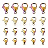 60Pcs 4 Style Ion Plating(IP) 304 Stainless Steel Lobster Claw Clasps STAS-LS0001-46MC-2