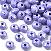 Spray Painted Acrylic Beads MACR-S280-03-4