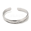 Non-Tarnish 304 Stainless Steel Cuff Bangles BJEW-K267-03P-6