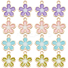 40Pcs Alloy Enamel Pendants ENAM-SC0005-51-1
