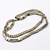 Electroplate Non-magnetic Synthetic Hematite Beads Strands G-J170A-2x2mm-08-3