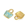304 Stainless Steel Enamel Pendants STAS-Z140-03G-02-2