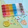 24 Style Round Glass Seed Beads SEED-YW0001-65-7