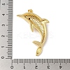 Rack Plating Brass & Clear Cubic Zirconia Pendants KK-L216-067G-3