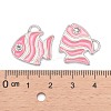 Alloy Enamel Pendants ENAM-P152-3-4